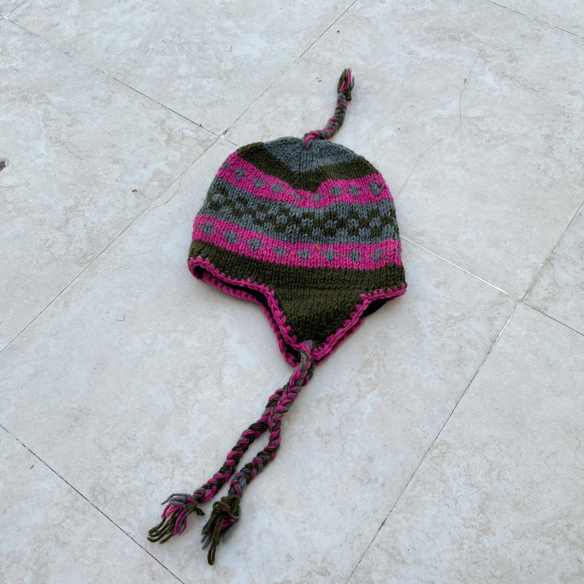 Winter Cap with braids