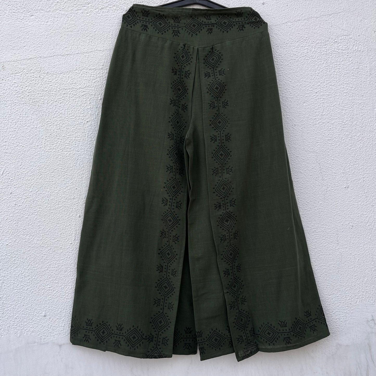 Mastani Cotton Pant- Forest
