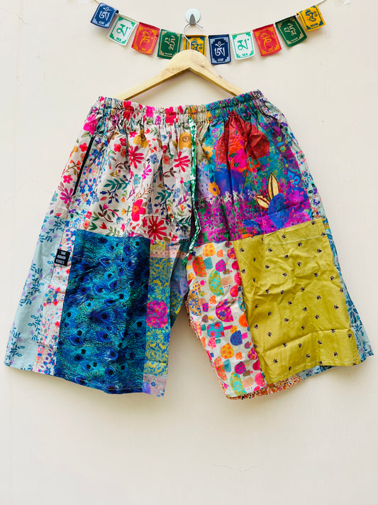 Baggy Patchwork Shorts