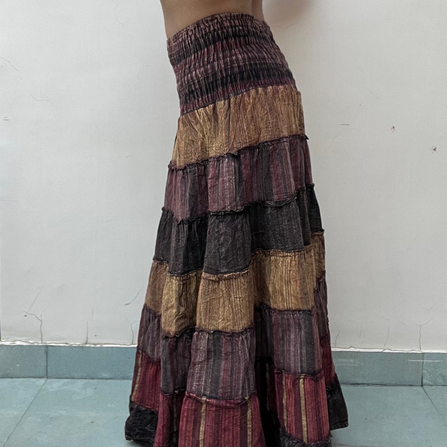 Boho Skirt - Wood