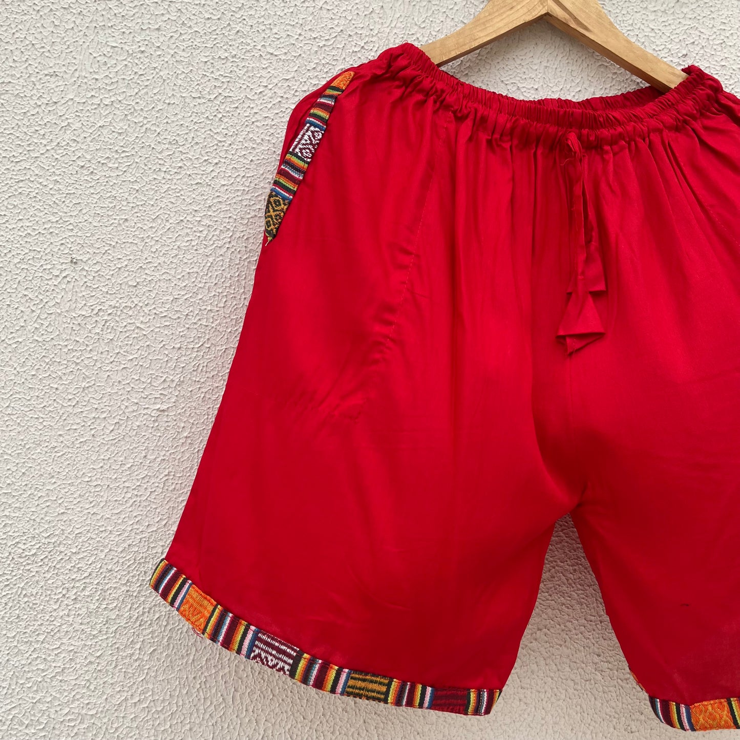 Pahadi Shorts - Red