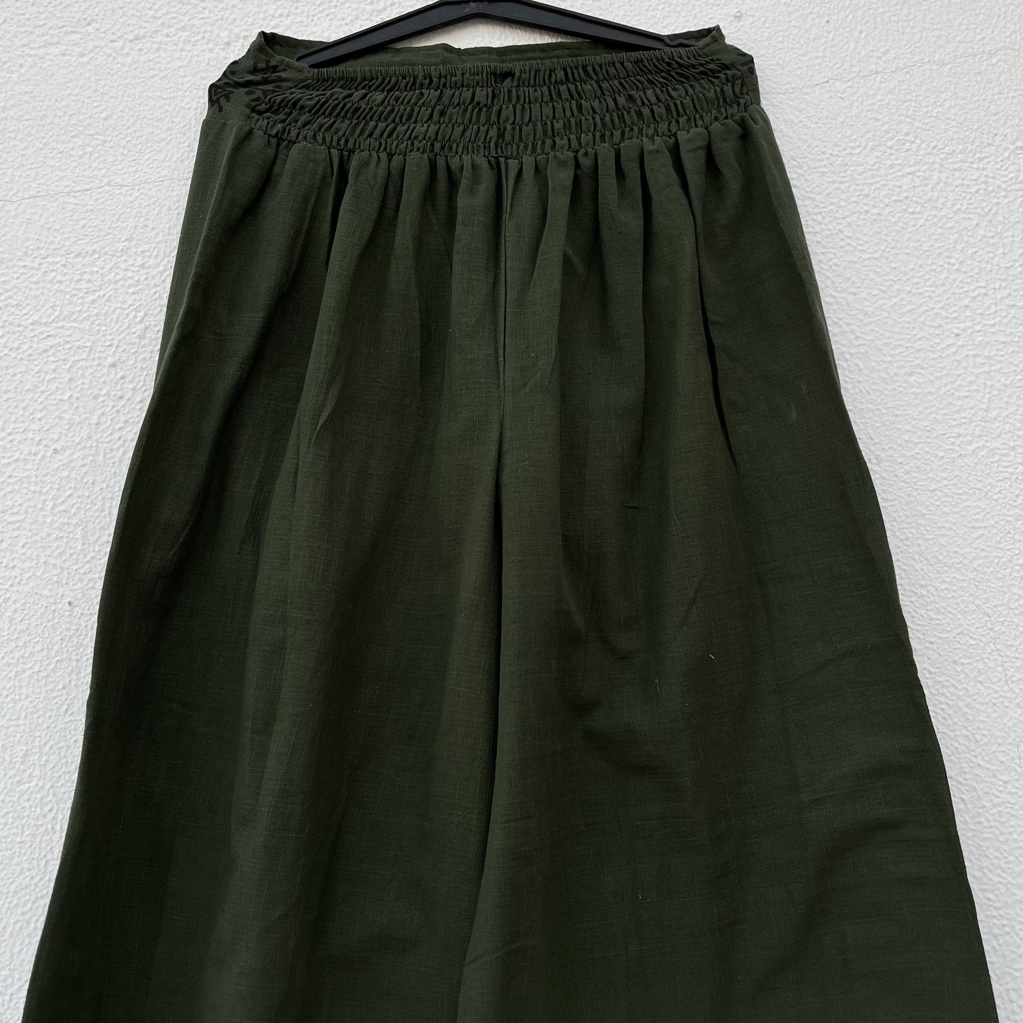 Mastani Cotton Pant- Forest