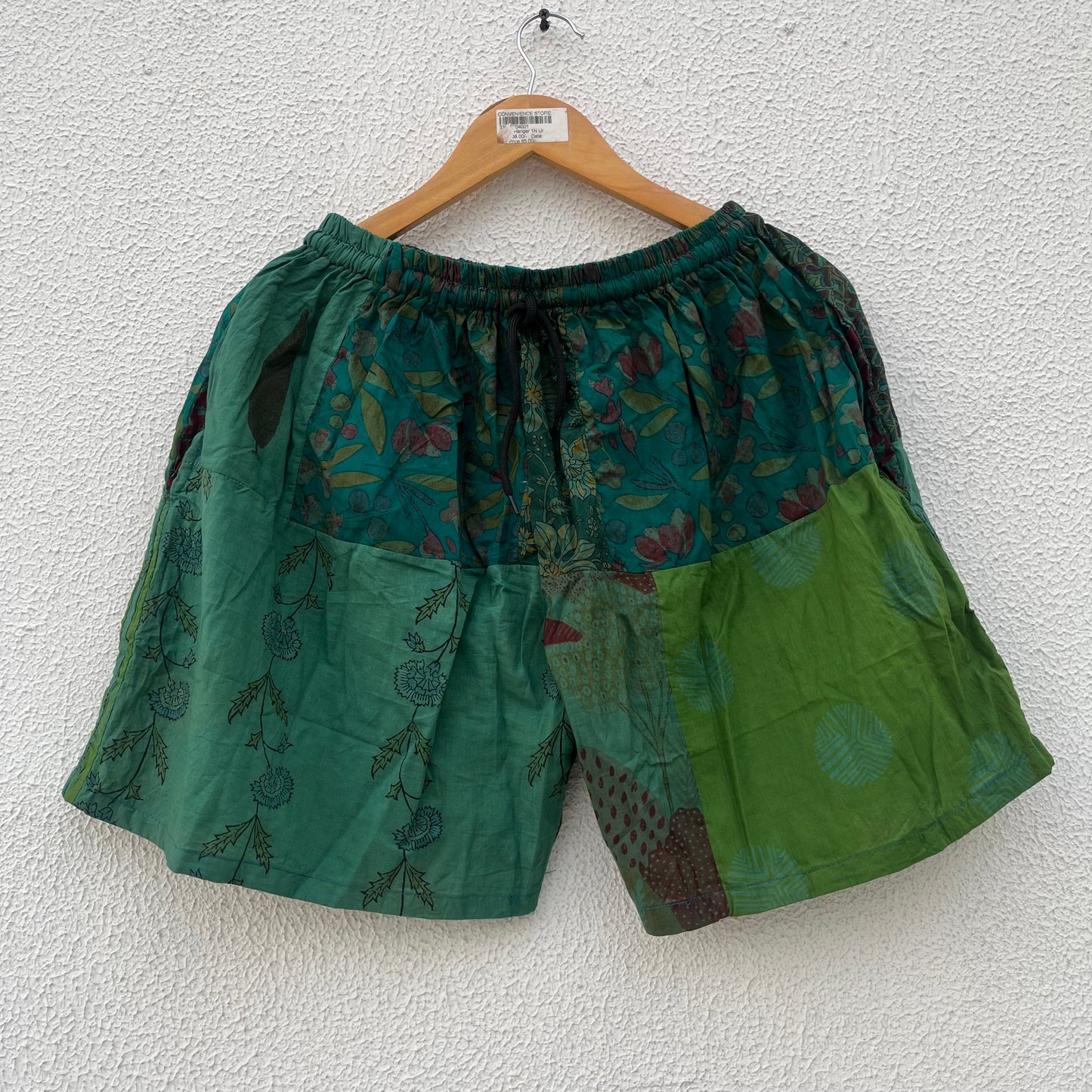 Patchwork Shorts - Forest