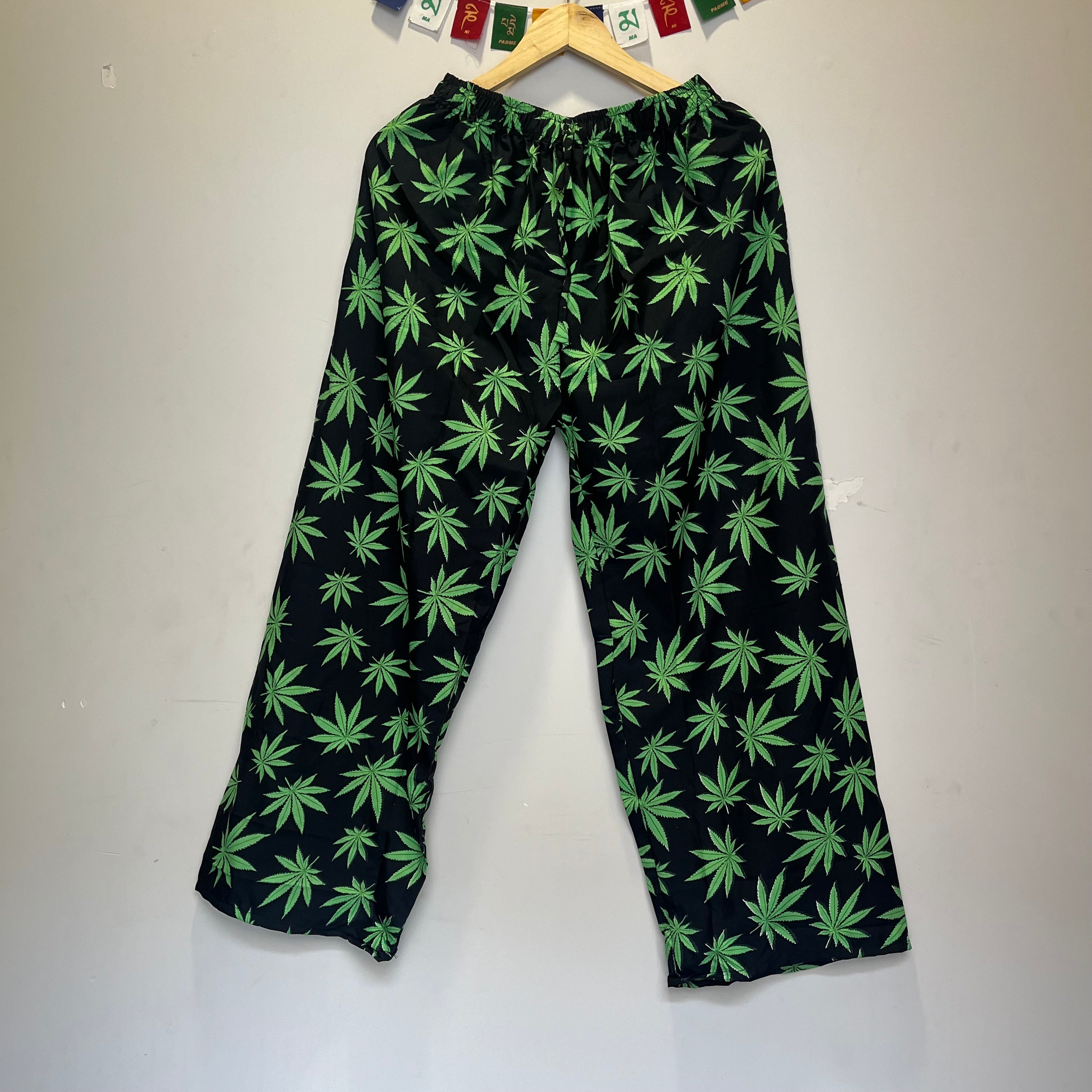 Hemp Leaf Pants - Green