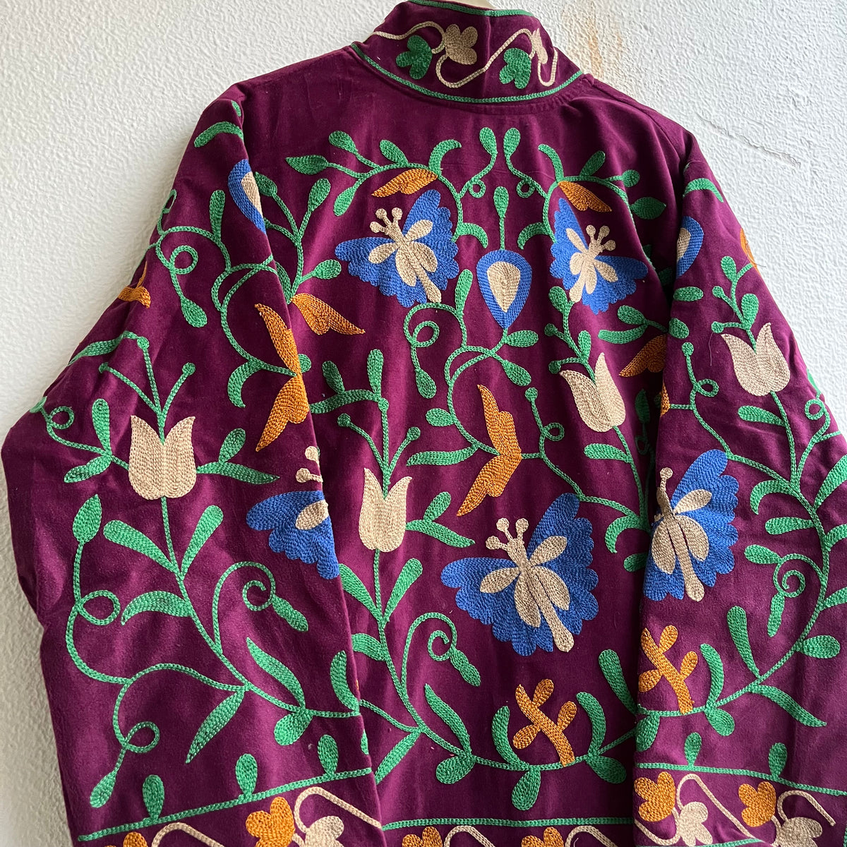 Jaipuri Thread Velvet Jacket