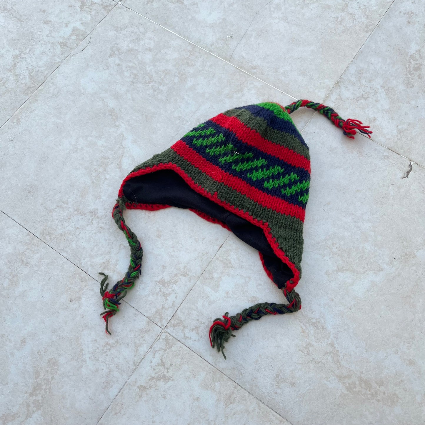 Winter Cap with braids