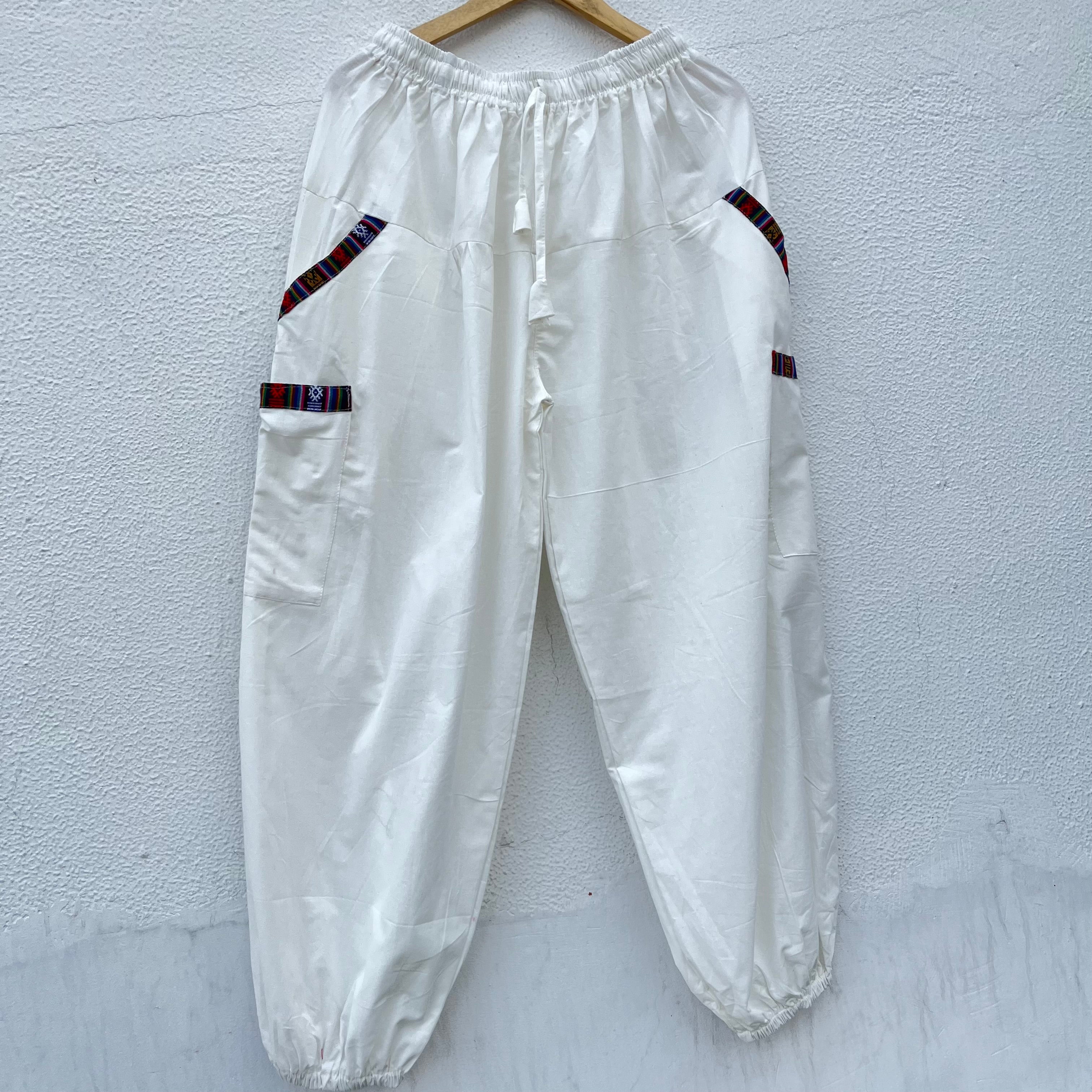 Pahadi Baggy Pants - White