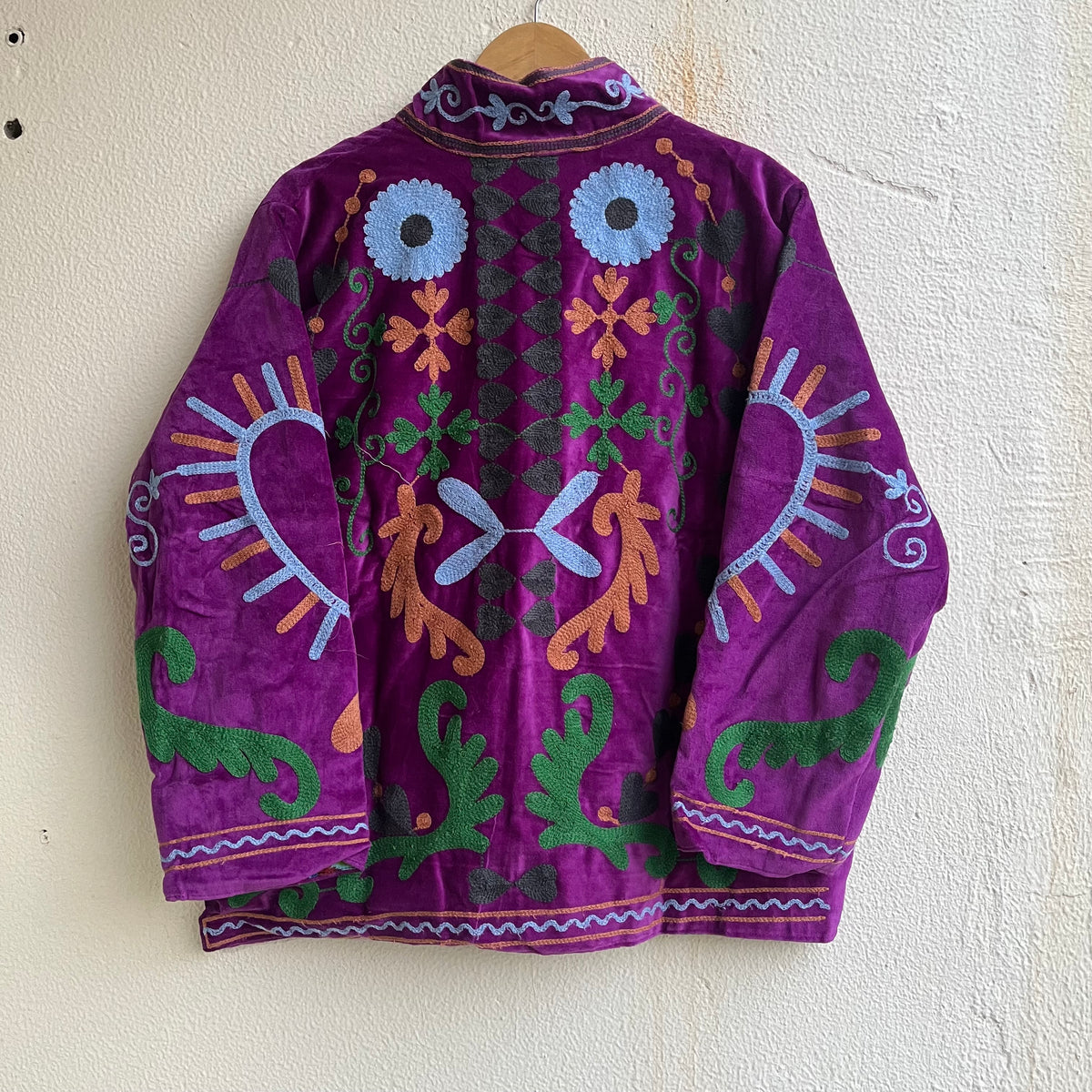 Jaipuri Thread Velvet Jacket