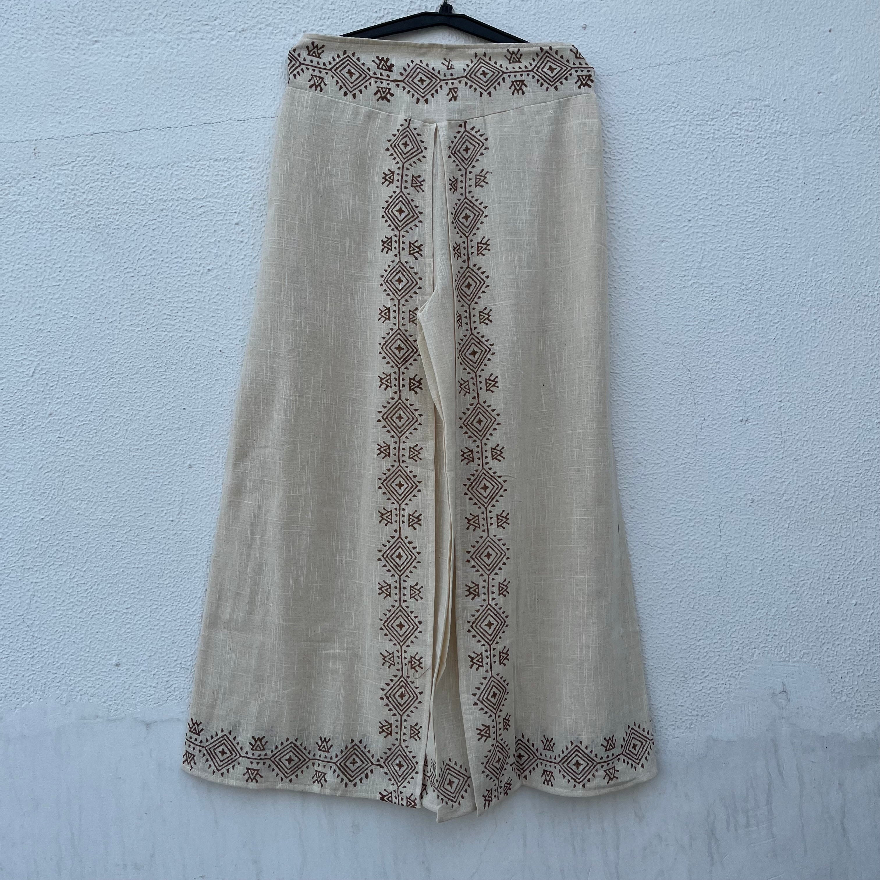 Mastani Cotton Pant- Ivory