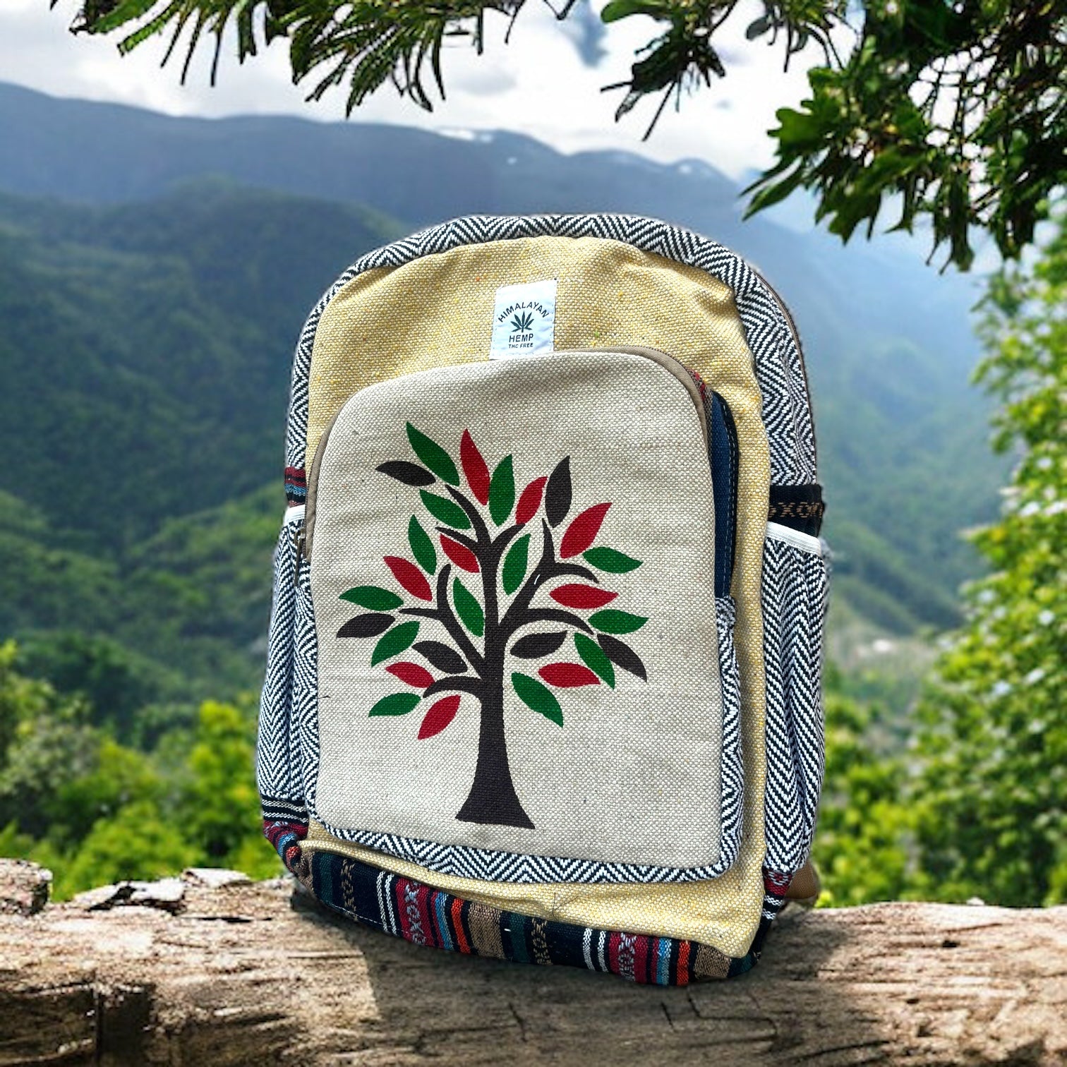 Big Hemp Backpack - Tree