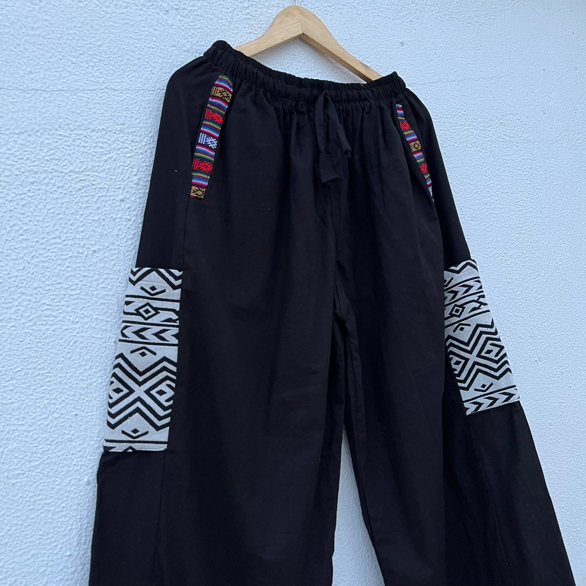 Pahadi Boho Pants - Black