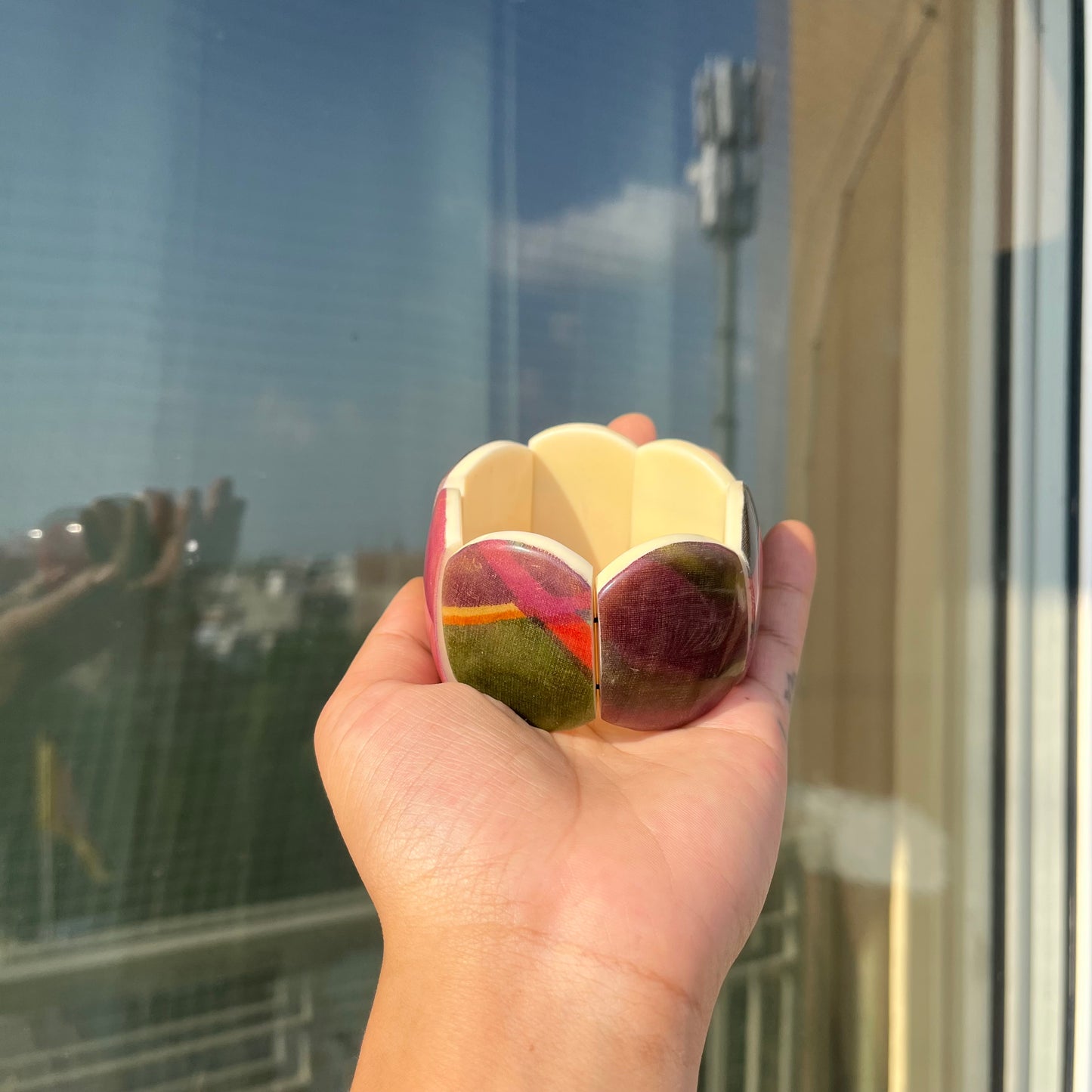 Vintage Acrylic Bracelet