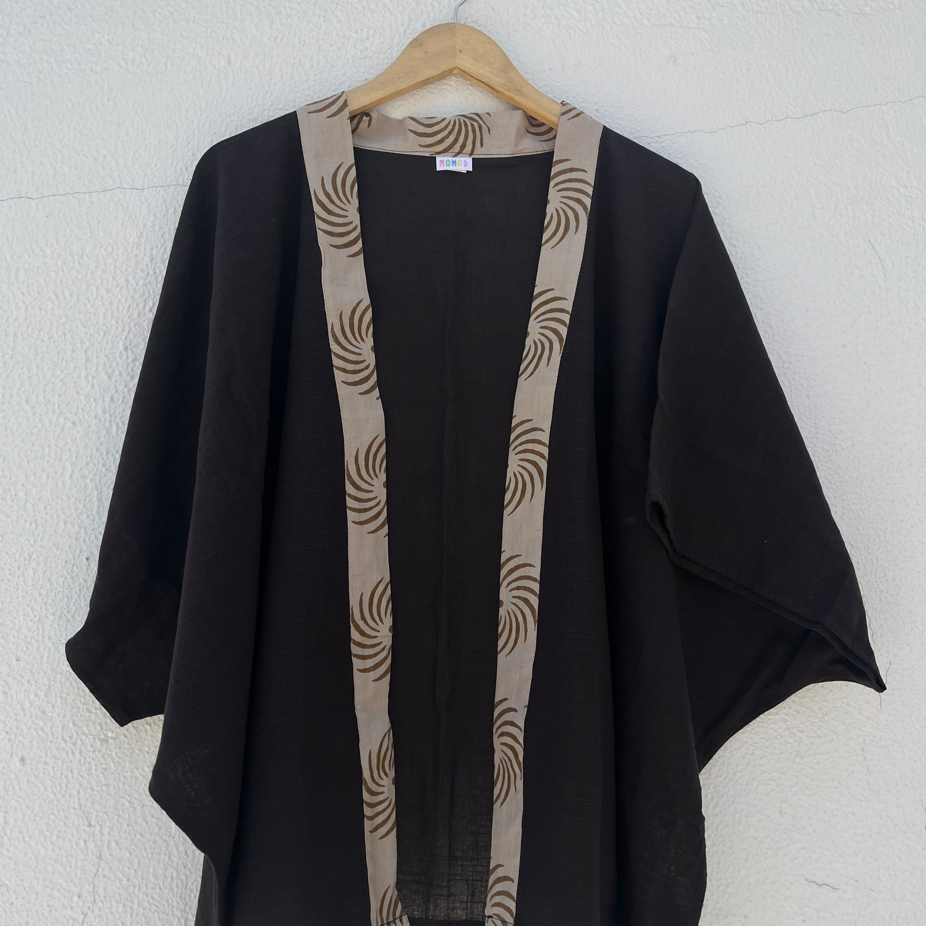 Arika Cotton Shrug- Brown