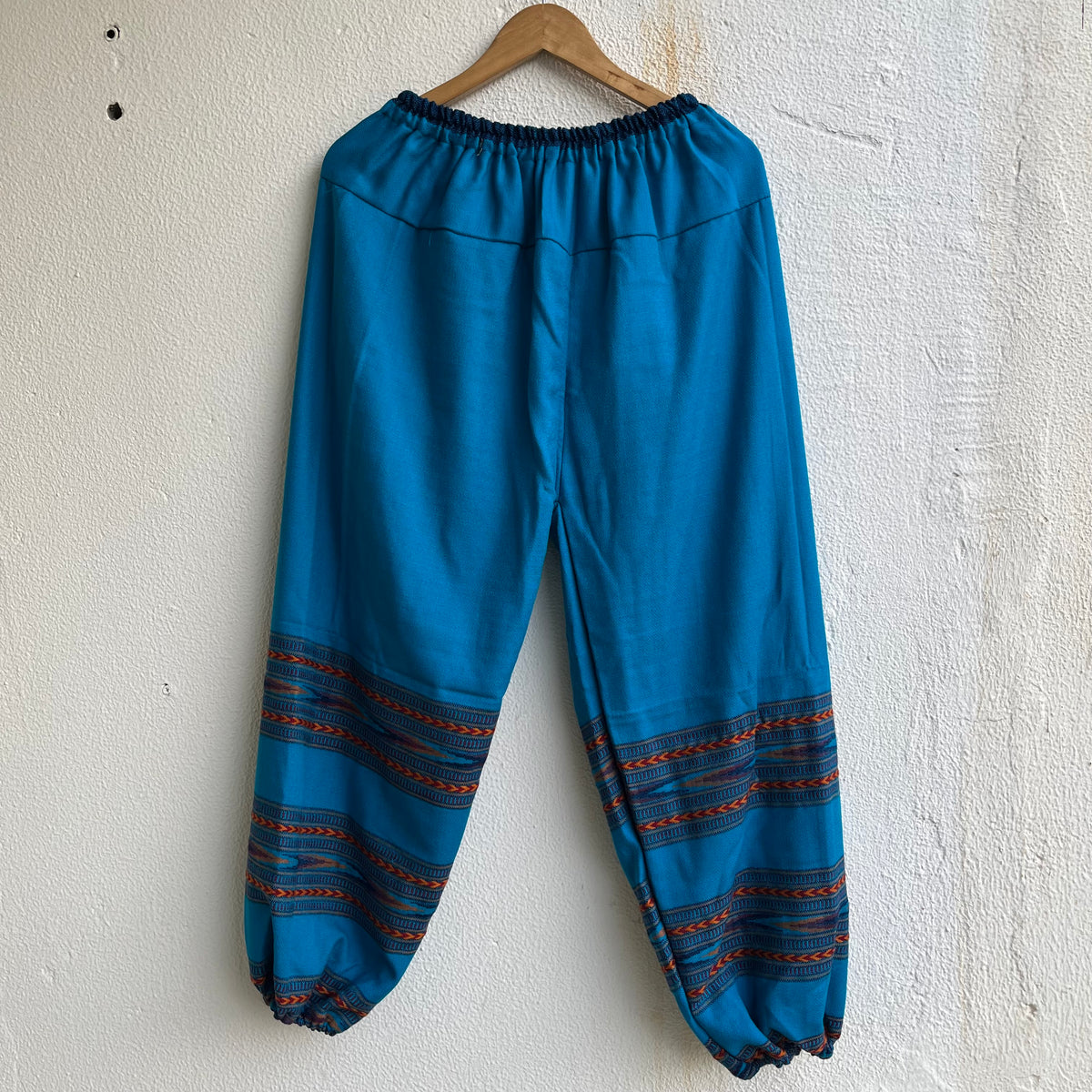 Woollen Kullu 3 Patti Pants- Sea
