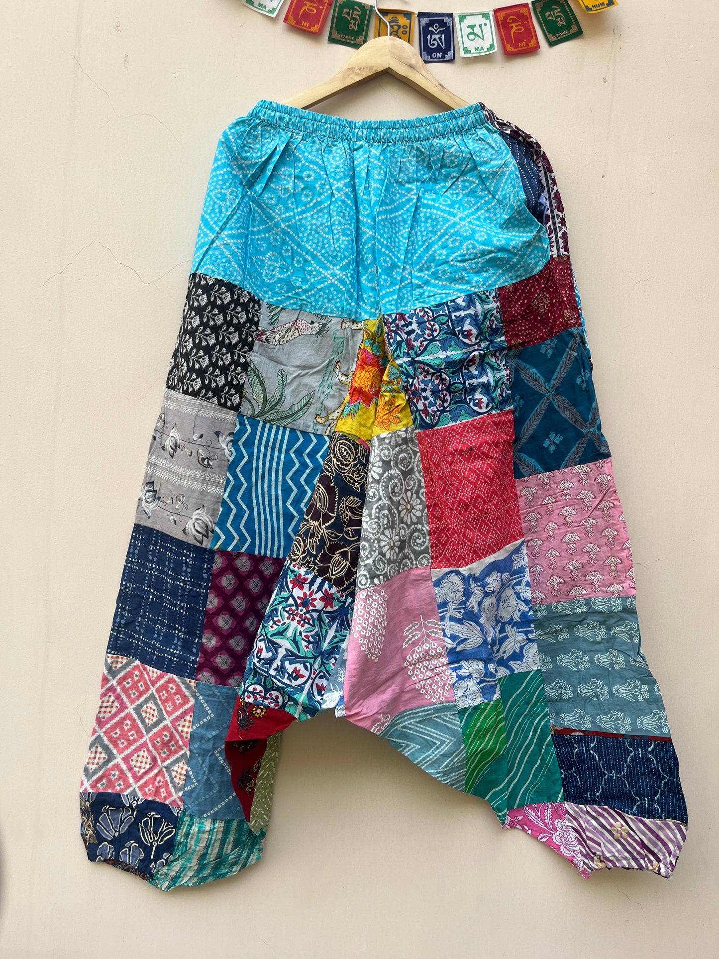 Patchwork Harem Pant