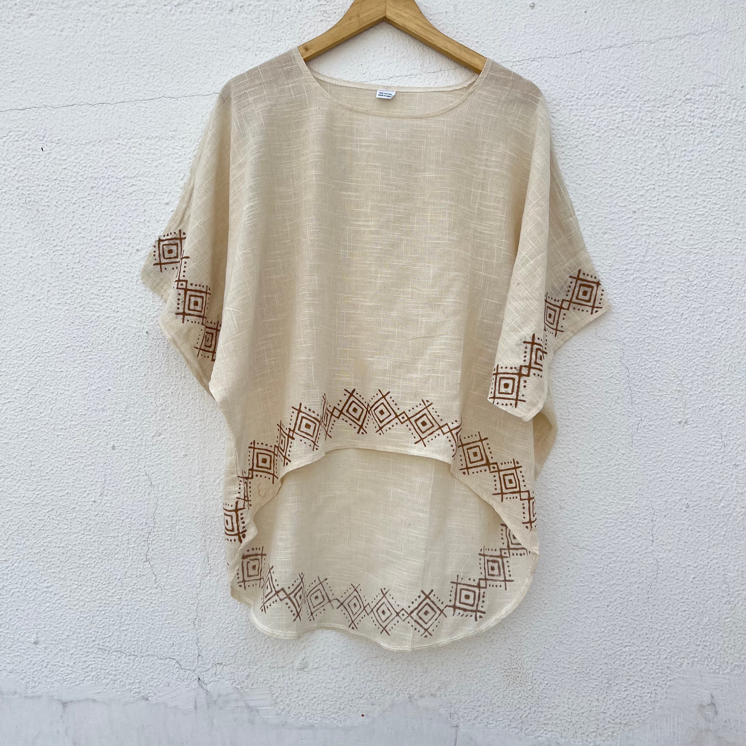 Aawara Cotton Top- Warm Cream
