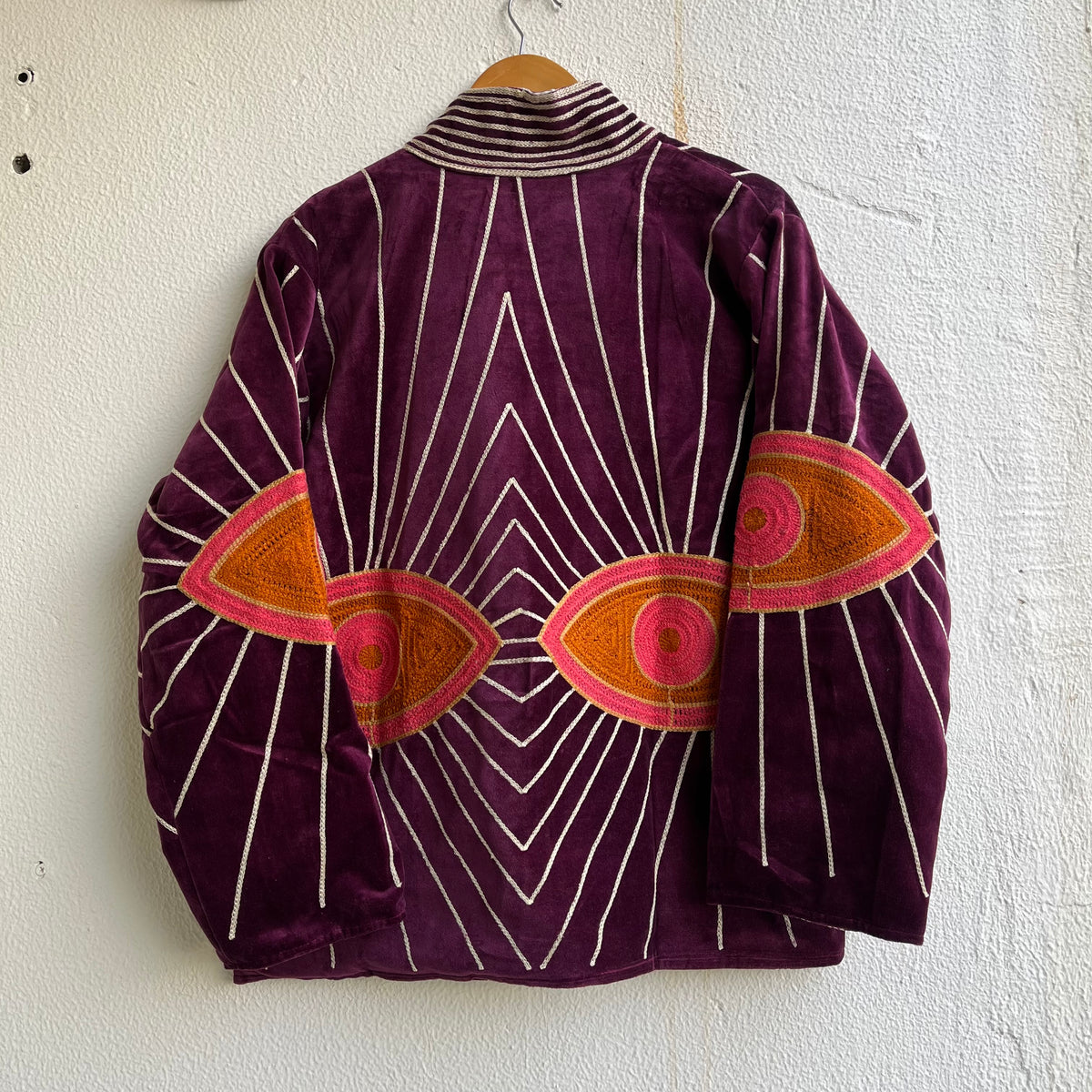 Jaipuri Thread Velvet Jacket