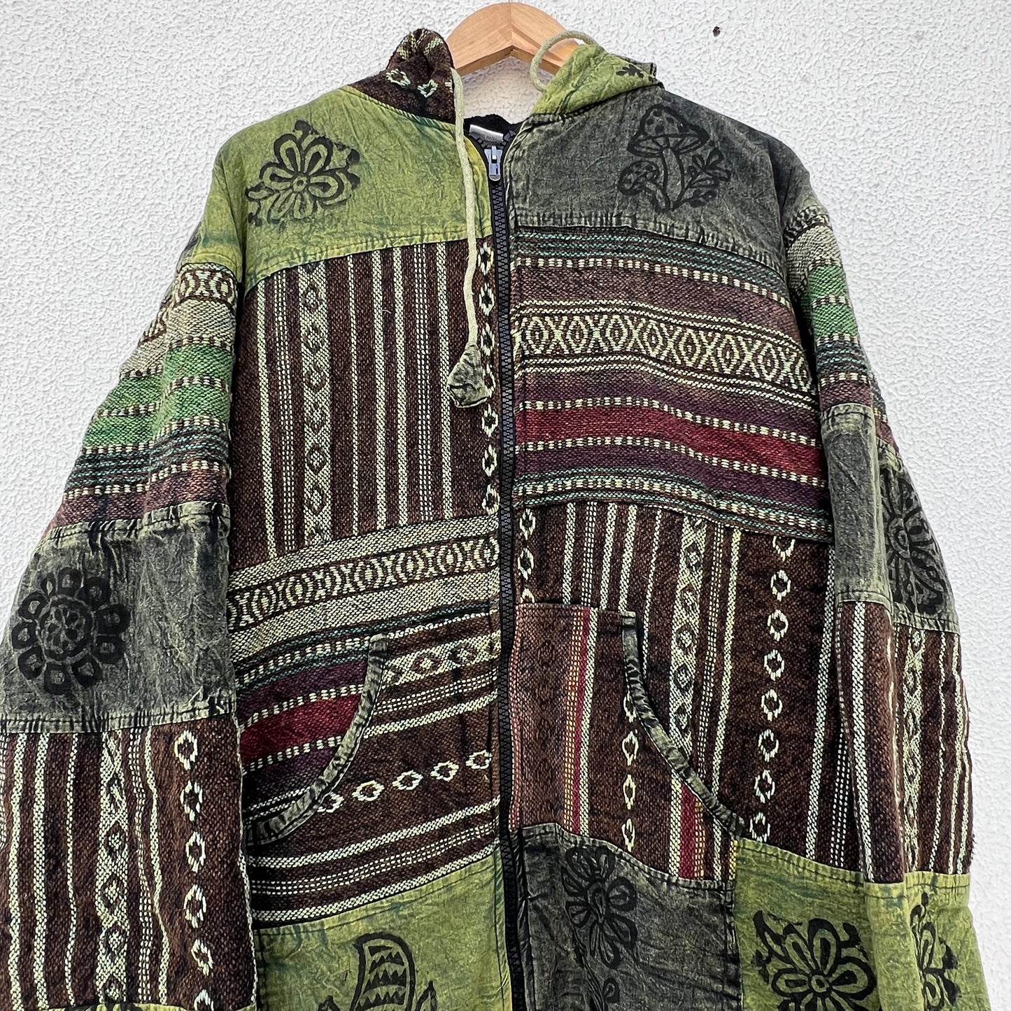 Pahadi Thread Jacket - Forest