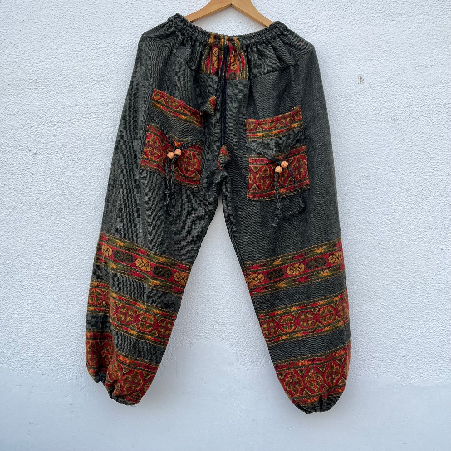 Combo Set - 3 Patti Poncho + 3 Patti Pants (Green)