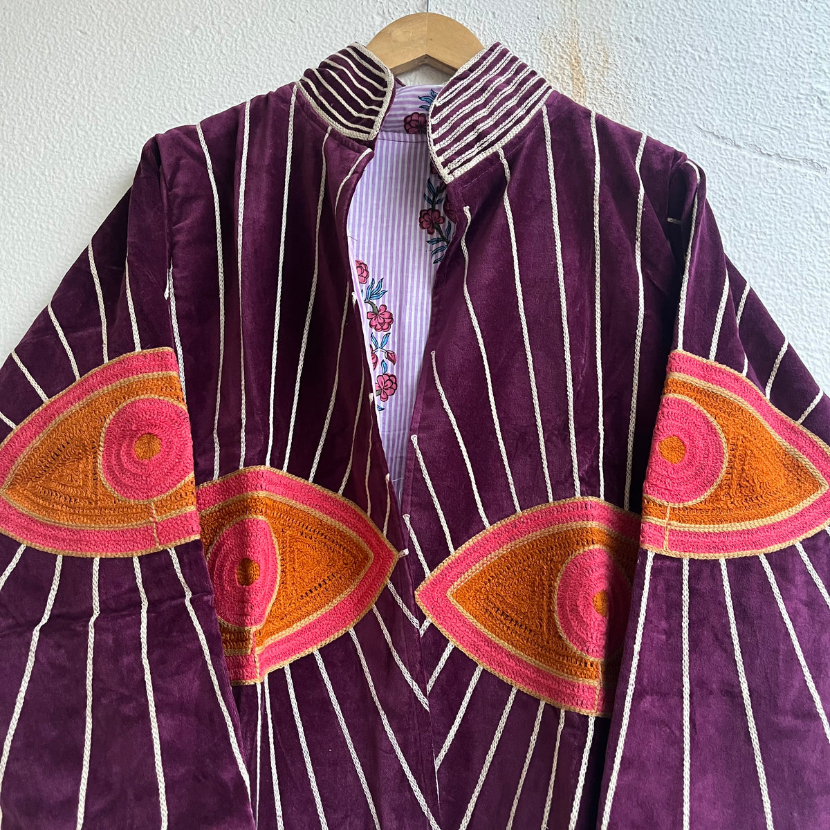 Jaipuri Thread Velvet Jacket