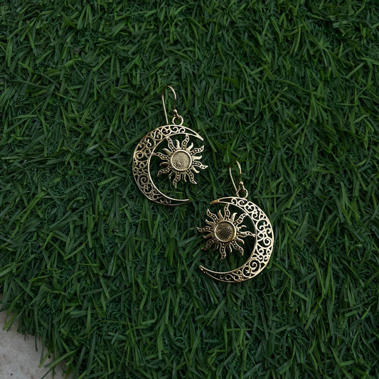 Sun-Moon Earrings