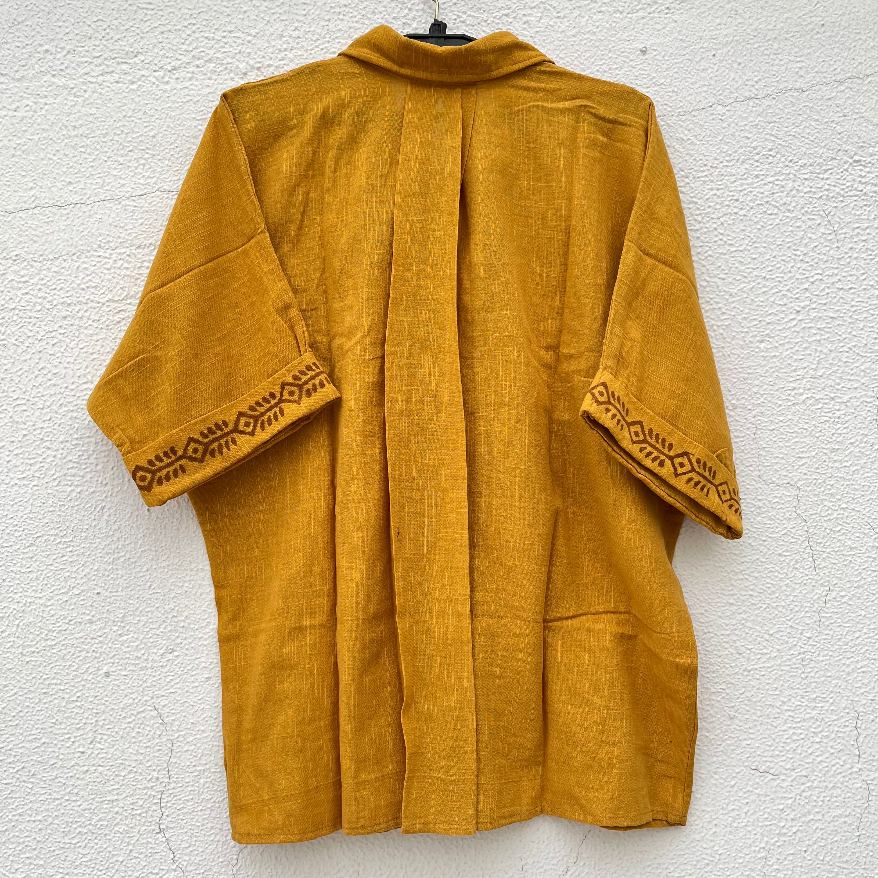Rahgir Cotton Oversize Shirt 2.0 - Mustard