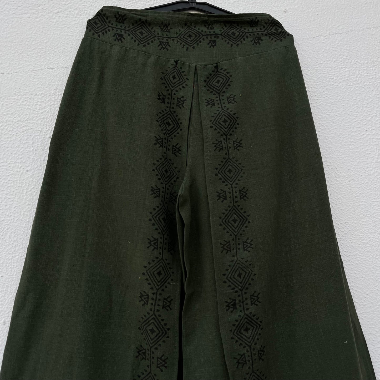 Mastani Cotton Pant- Forest