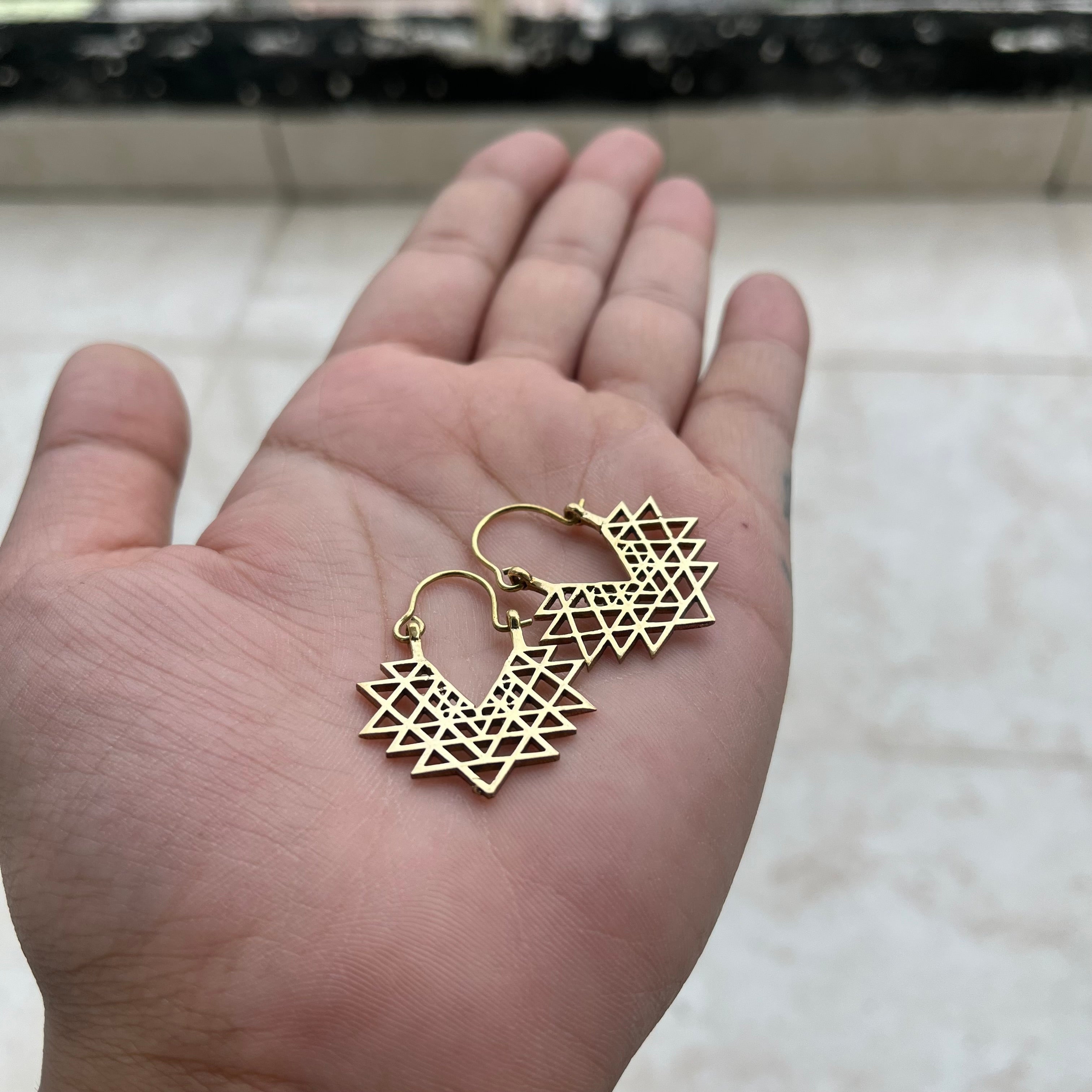 Triangle Earrings