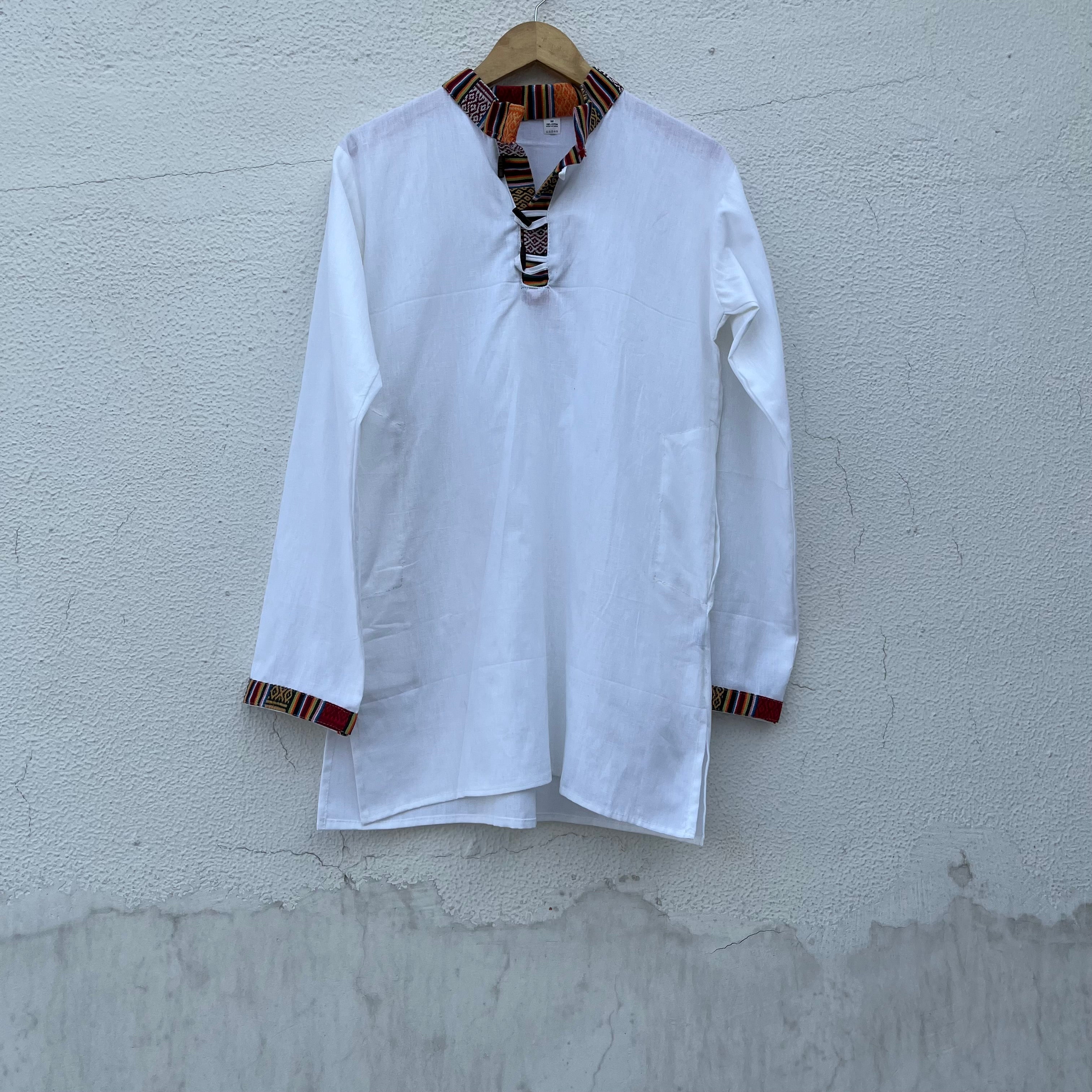 Nepali Kurta - White