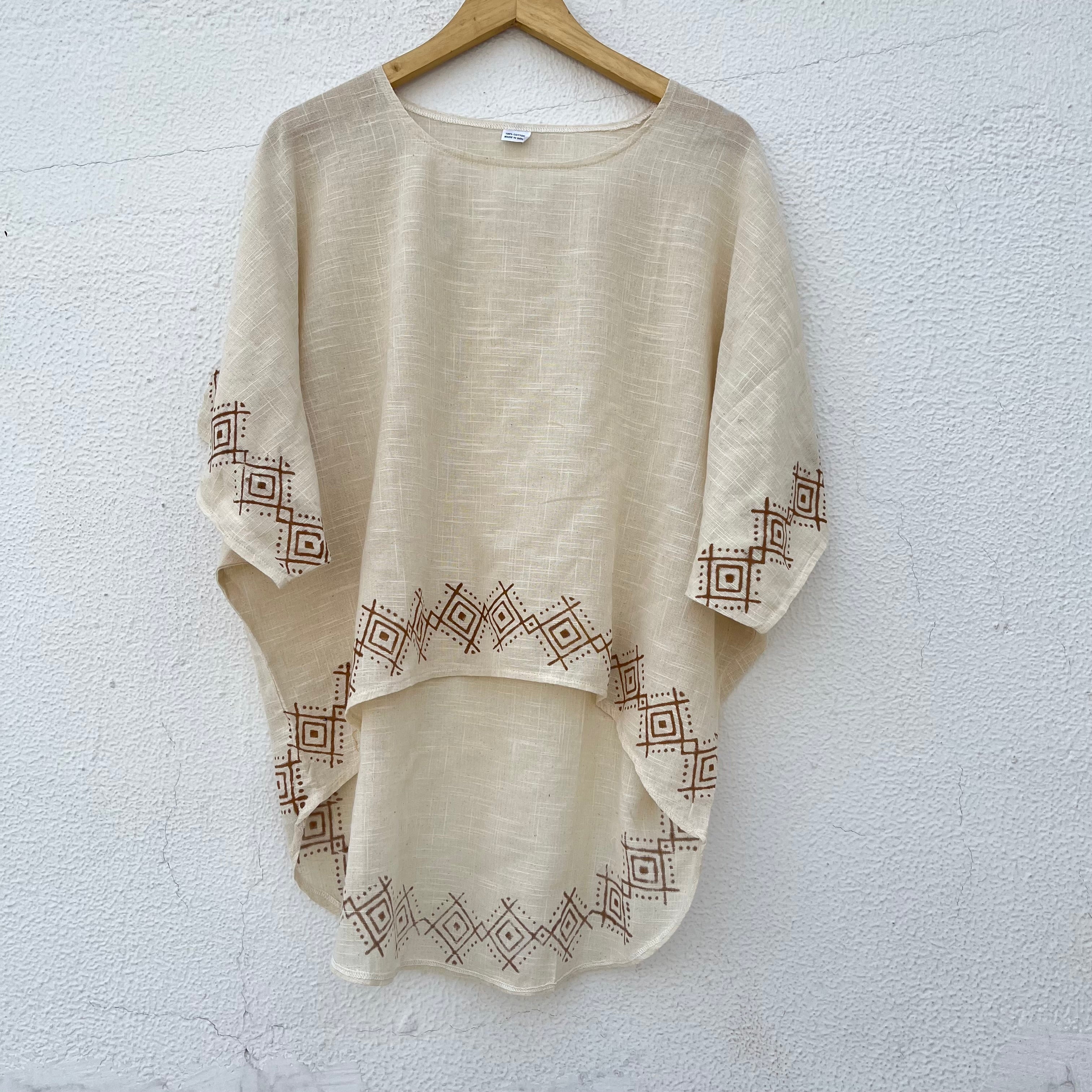 Aawara Cotton Top- Warm Cream