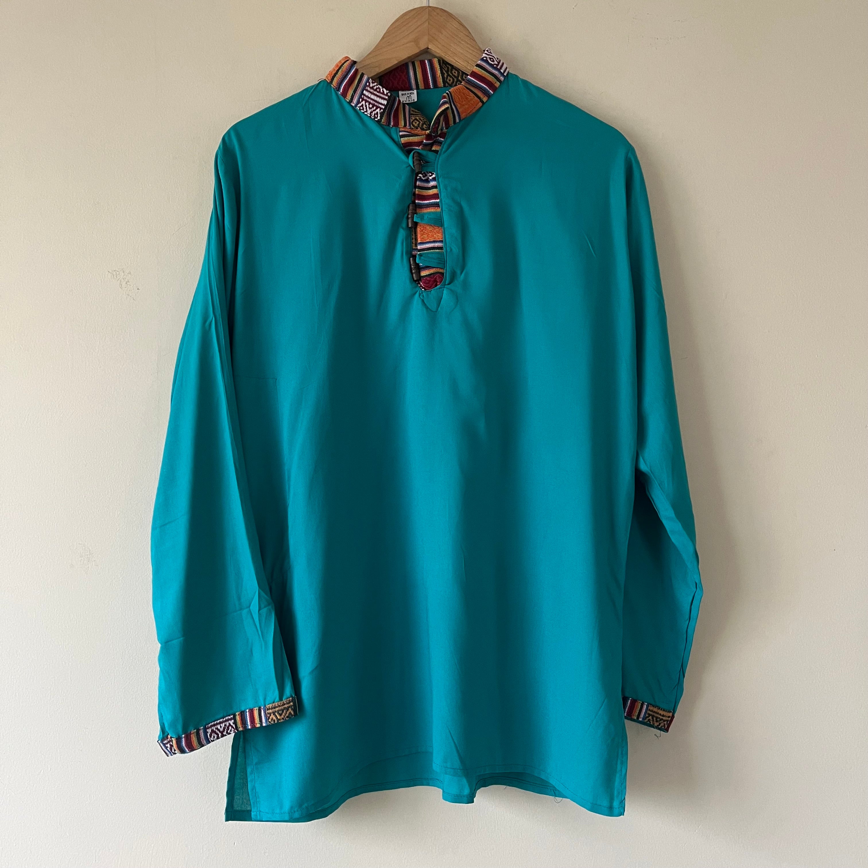 Nepali Kurta - Sky Blue