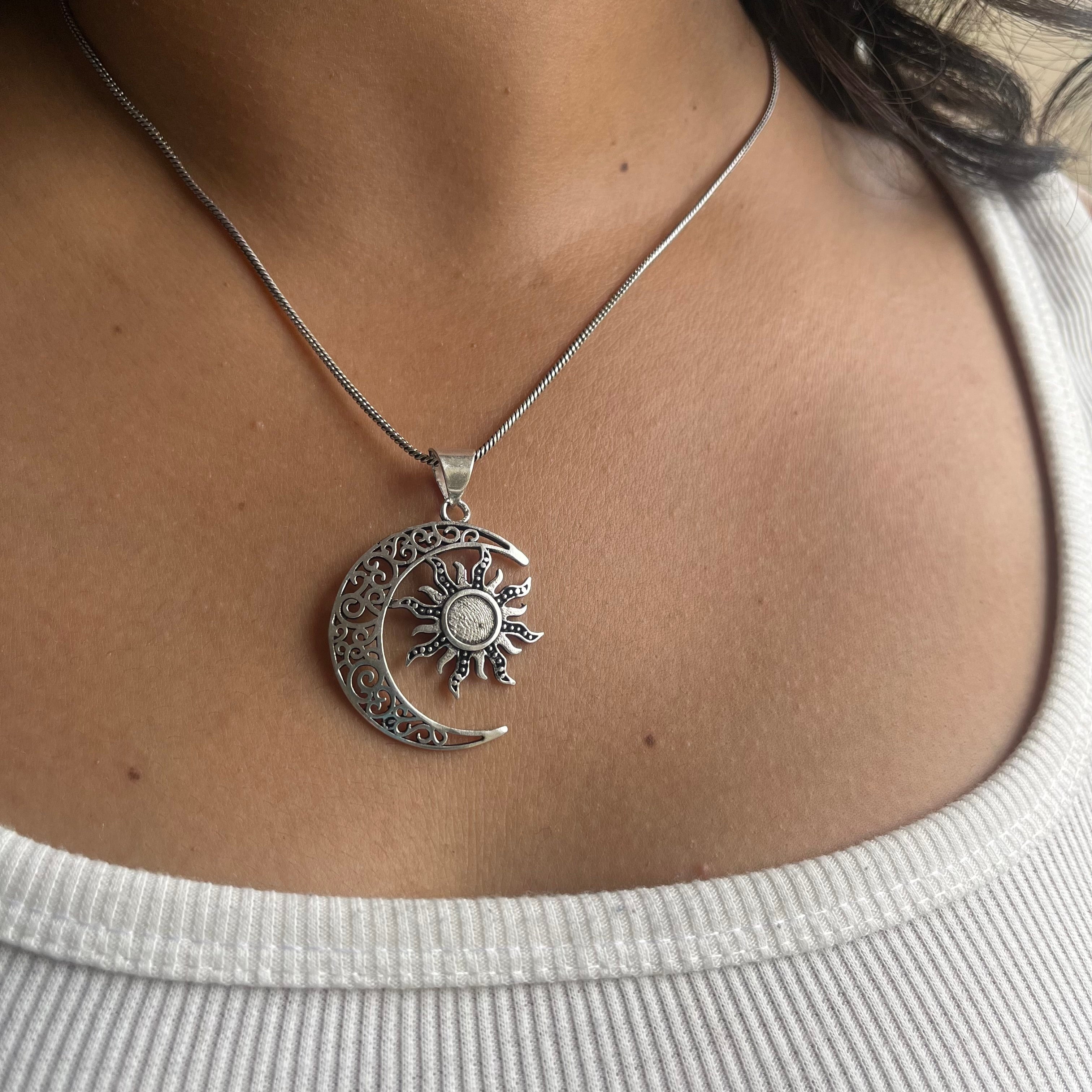 Sun-Moon Pendant & Chain
