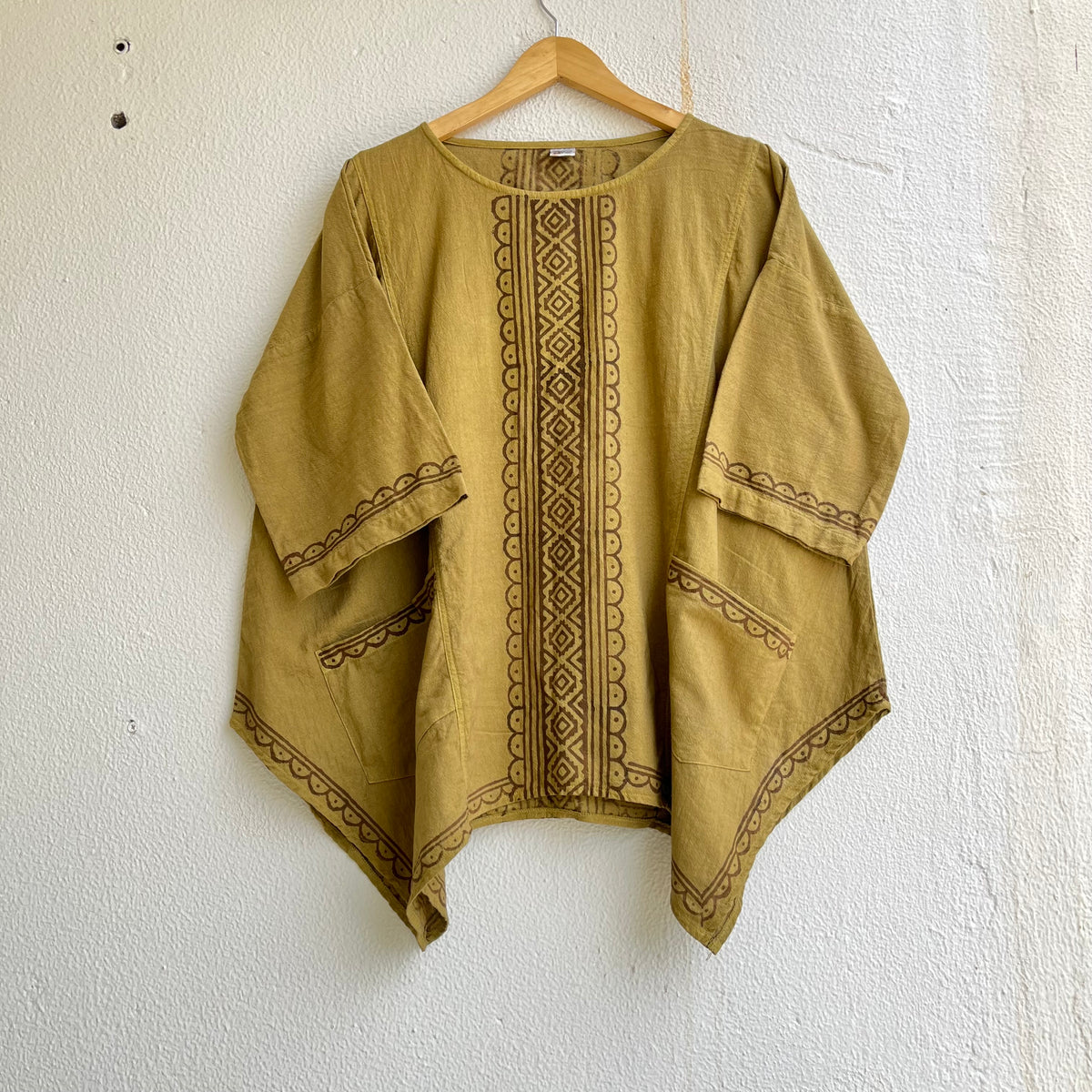 Bairan Cotton Top- Mustard