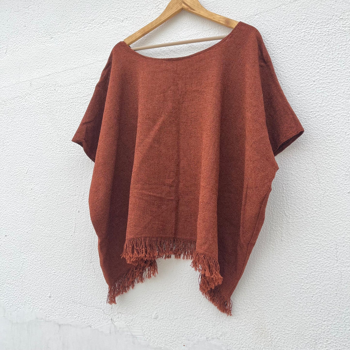 Fakira Cotton Top- Rust Orange