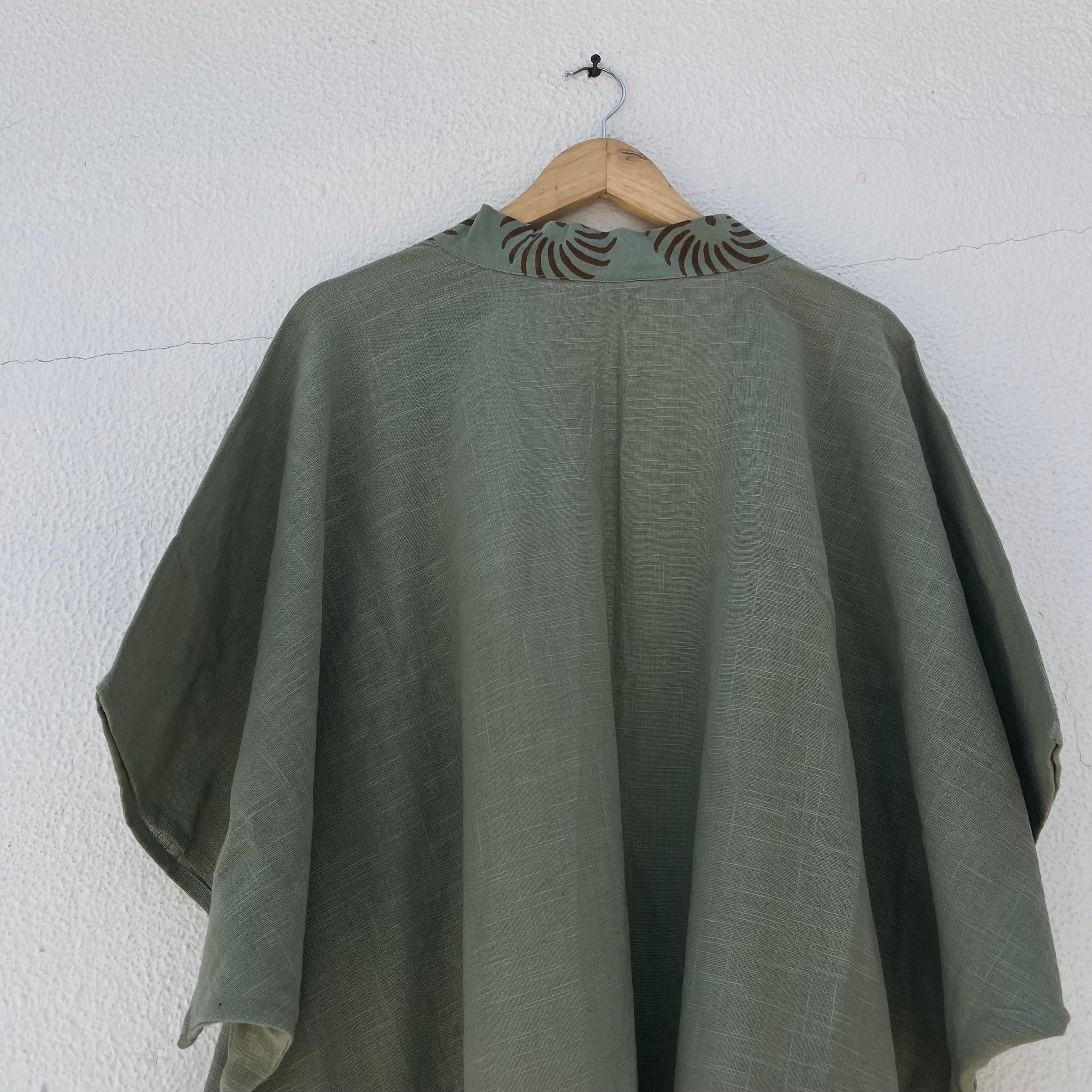 Arika Cotton Shrug- Sage Green