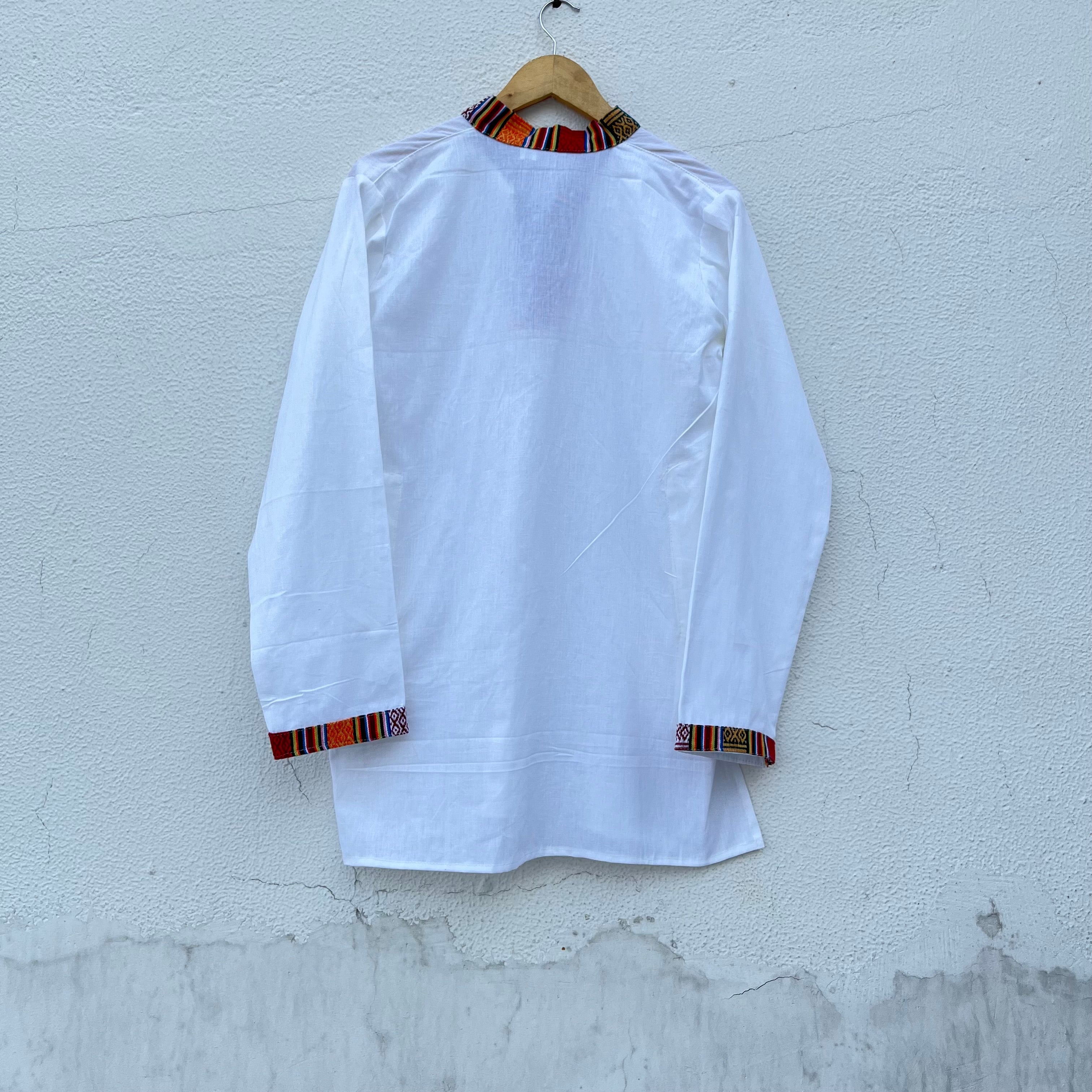 Nepali Kurta - White
