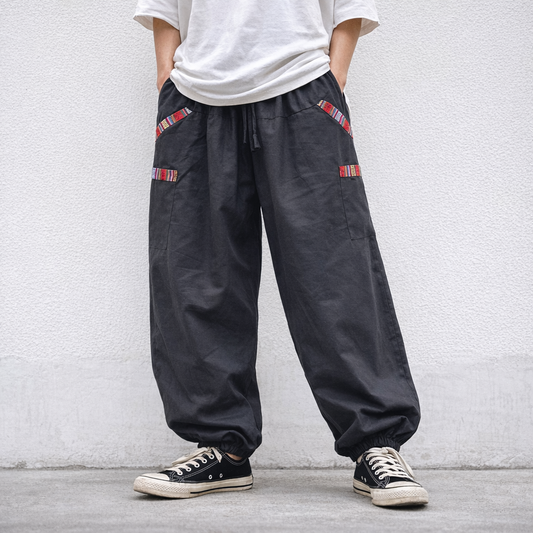 Pahadi Baggy Pants - Black