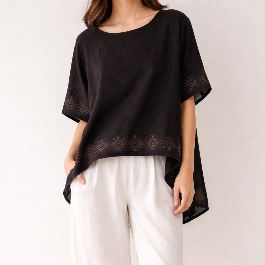 Aawara Cotton Top- Claywood Brown