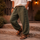 Moksha Cotton Pant- Forest Green