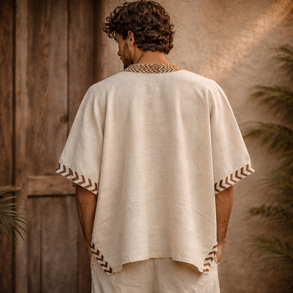 Aawara Cotton Shurg - Warm Cream