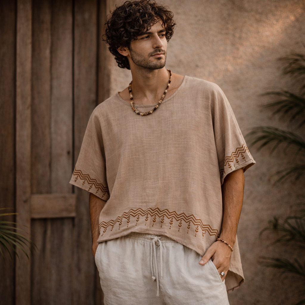 Aawara Cotton Top- Light Sand