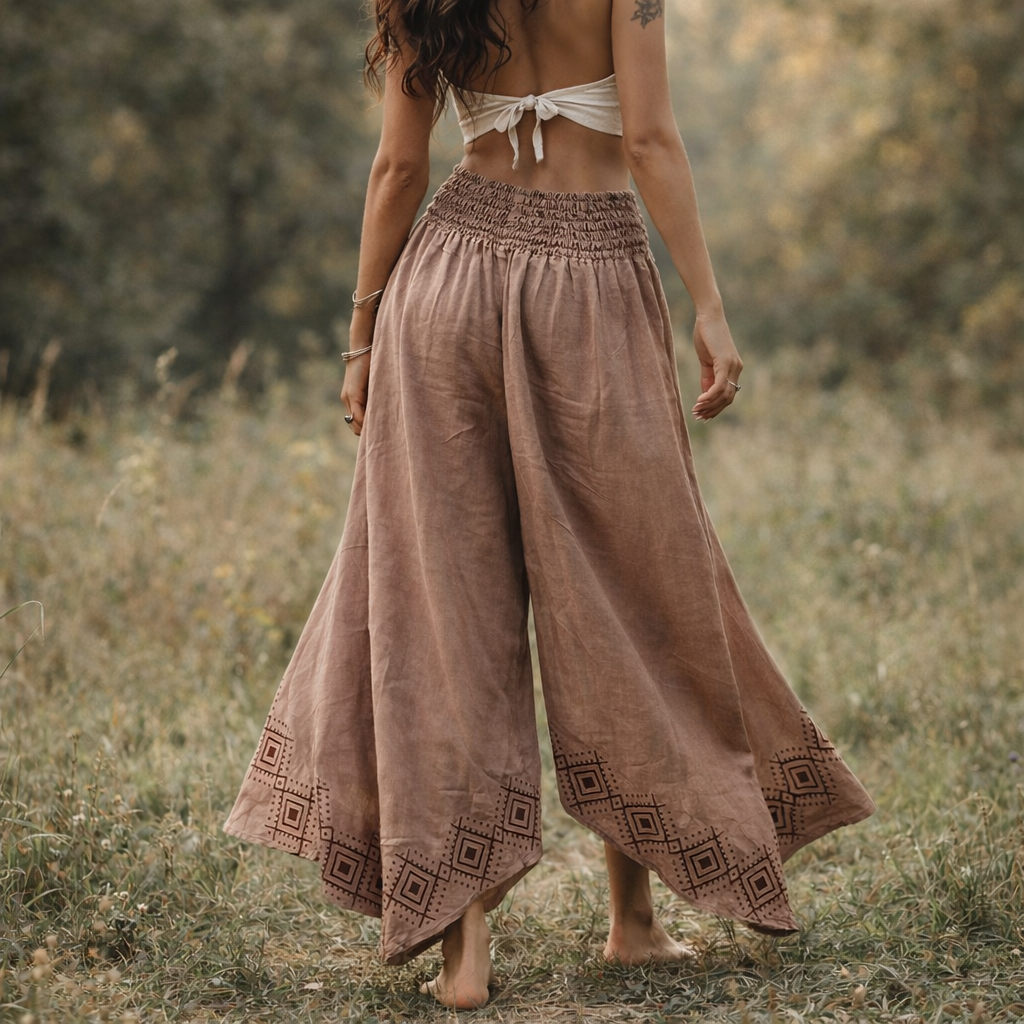 Radha Cotton Pants - Light Sand