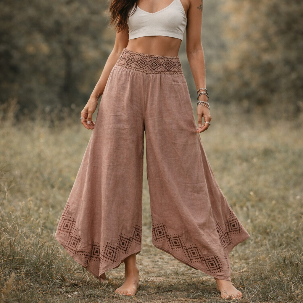 Radha Cotton Pants - Light Sand