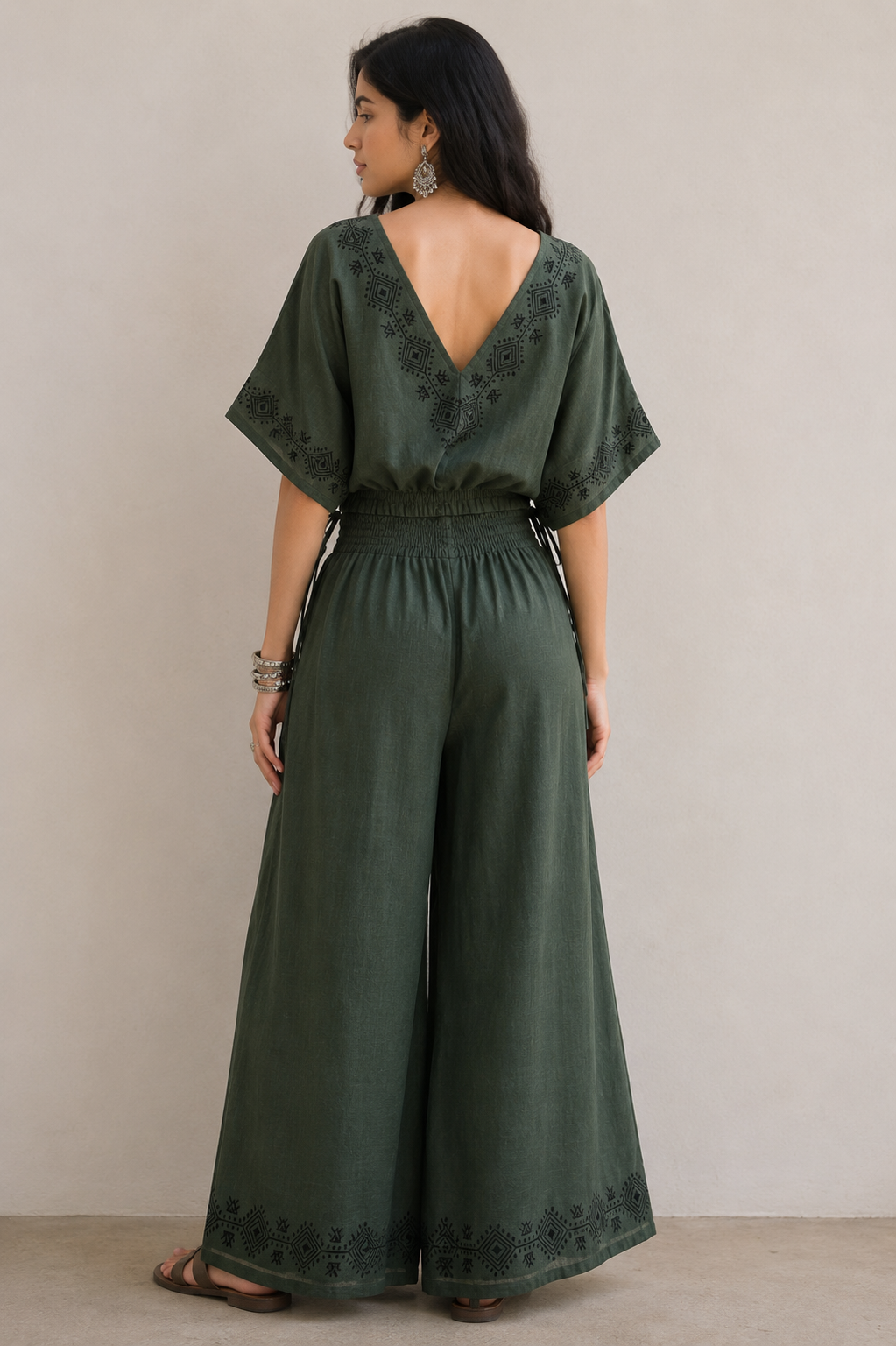 Zayra Co-ord Set- Forest