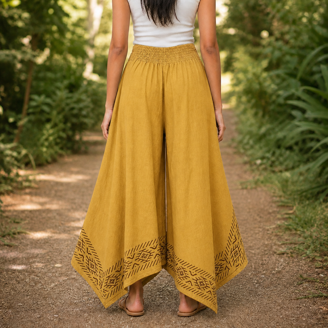 MiMi Cotton Co-ord Set - Mustard