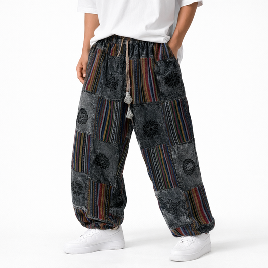 Himalayan Patchwork Pants- Night