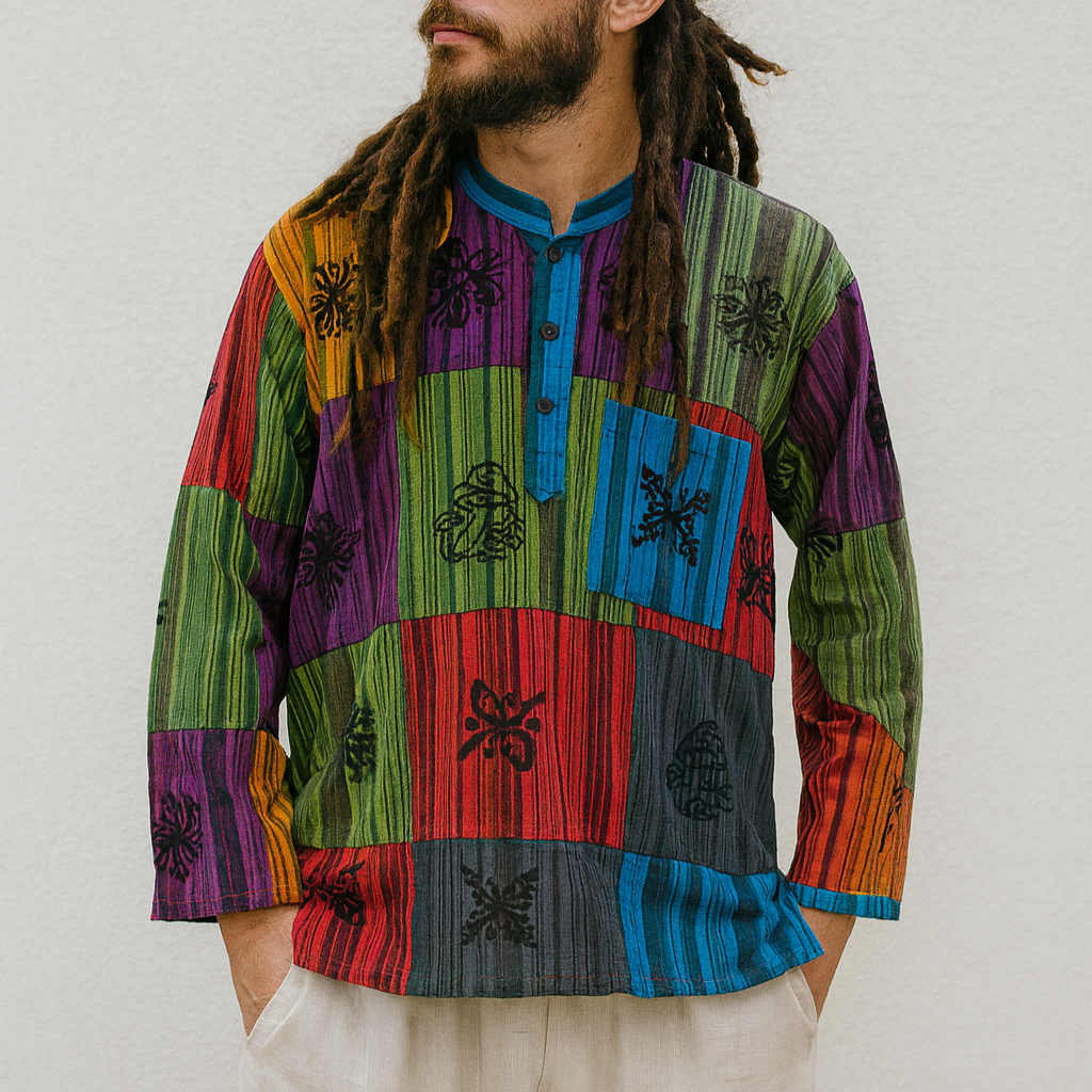Nomad Patchwork Kurta - Multicolour