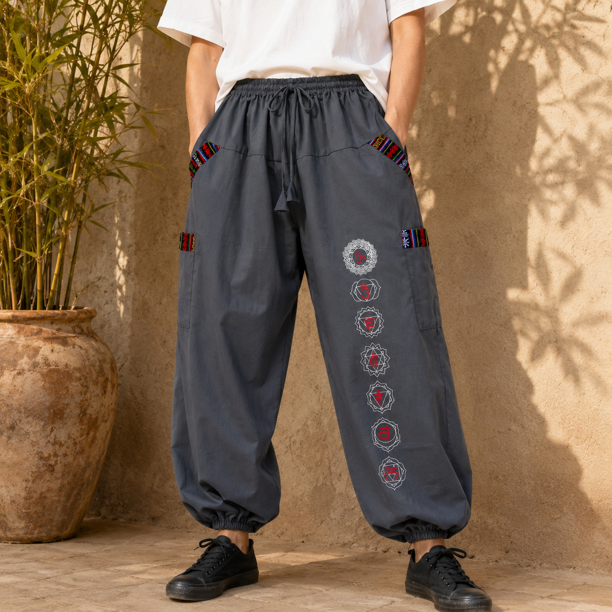 Pahadi Chakra Pants - Grey