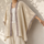 Karwaan Kaftan Cotton Shrug - Ivory