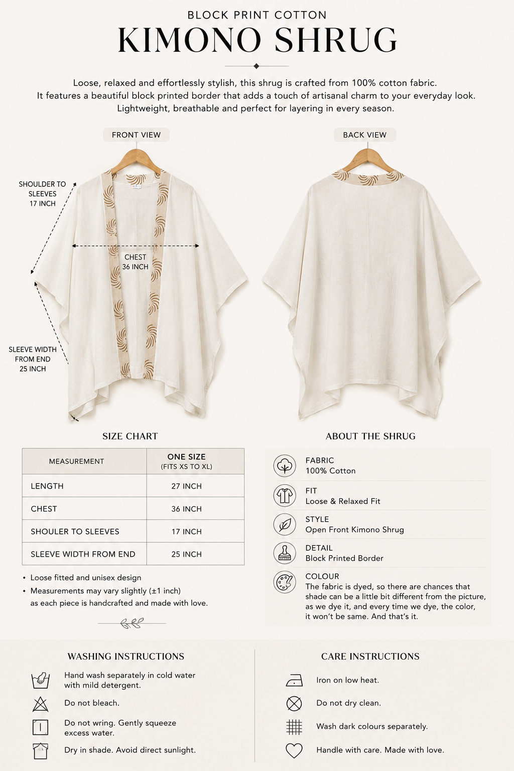 Arika Cotton Shrug- Berry Wine